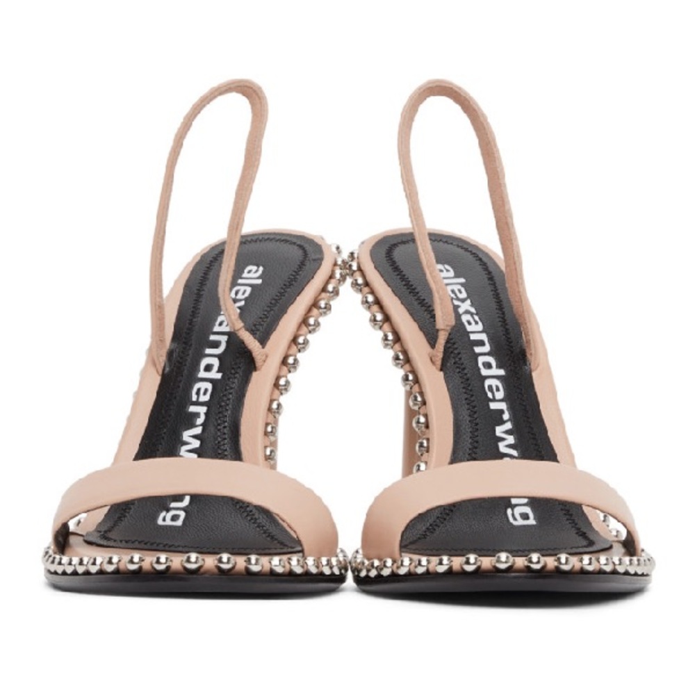 $795 Alexander Wang Nova leather slingback 36.5